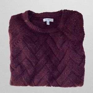 SUPER SOFT maroon sweater - Sonoma